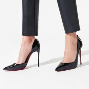 Christian Louboutin Iriza Black Patent 100mm